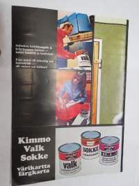 Kimmo, Valk, Sokke maalit -värikartta / colour chart