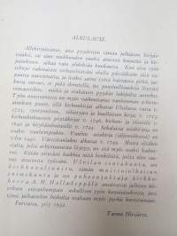 Ulvilan seurakunta - historiikki 1932 -history of Ulvila parish