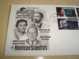 American Scientists, USA, 2005, ensipäiväkuori, FDC, tähtitiede. Katso myös muut kohteeni, mm. noin 1200 erilaista amerikkalaista ensipäiväkuorta 1920-luvulta