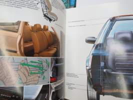 Mazda 323 3-ovinen Hatchback / 4-ovinen Hatchback / 4-ovinen Saloon 1986 -myyntiesite / brochure