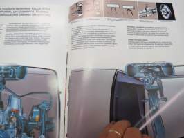 Mazda 323 3-ovinen Hatchback / 4-ovinen Hatchback / 4-ovinen Saloon 1986 -myyntiesite / brochure
