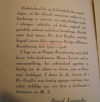 Marcus Larsson :Östgota konstförenings Årsbok 1925