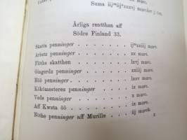 Todistuskappaleita Suomen historiaan II Asiakirjoja jotka valaisevat Suomen kameralisia oloja - asiakirjoja, jotka valaisevat Suomen Kameralisia oloja 1500-luvulla