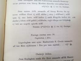 Todistuskappaleita Suomen historiaan II Asiakirjoja jotka valaisevat Suomen kameralisia oloja - asiakirjoja, jotka valaisevat Suomen Kameralisia oloja 1500-luvulla