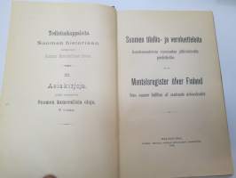 Todistuskappaleita Suomen historiaan III Asiakirjoja jotka valaisevat Suomen kameralisia oloja - asiakirjoja, jotka valaisevat Suomen Kameralisia oloja V vihko -