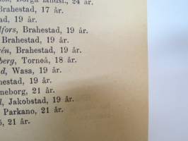 Brahestads Borgare- och Handelsskola - Årsberättelse öfver elfte läseåret 1892-93 afgifven af Gustaf F. Lönnbeck. Elevlistor -school annual report