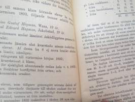Brahestads Borgare- och Handelsskola - Årsberättelse öfver elfte läseåret 1892-93 afgifven af Gustaf F. Lönnbeck. Elevlistor -school annual report