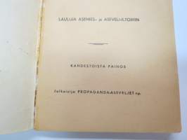 Aseveikko 2 - Lauluja asemies- ja aseveli-iltoihin -songs of armed forces - Finnish army during the II WW