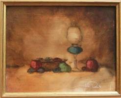 Jari Rytsälä, öljyvärimaalaus levylle , 14x16 / 28x32 cm kehystetty