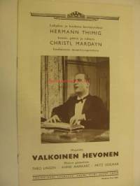 Majatalo Valkoinen Hevonen -käsiohjelma