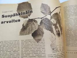 Suomen Kuvalehti 1947 nr 29, ilmestynyt 19.7.1947, sis. mm. seur. artikkelit / kuvat / mainokset; Kansikuva &quot;Heinää kaatuu&quot;, Karhula-Iittala lasitölkit,