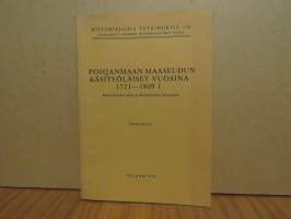 Pohjanmaan maaseudun käsityöläiset vuosina 1721 - 1809 I