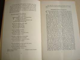 YK:n pääsihteerin Dag Hammarskjöld muistotilaisuuden &quot;ohjelma&quot;, Westminster Abbey, Lontoo, 23. lokakuuta, 1961. Provenienssi: Terry Learner, joka hoiti BBC:n