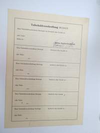 Deutsche Continental-Gas-Gesellschaft zu Dessau 25 000 000 Reichsmark 4 / 5% Anleihe / 1 000 Rm nr 12425 Teilschuldverschreibung 1937 -velkakirja / loan certificate