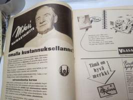 Suomen Kuvalehti 1947 nr 6, ilmestynyt 8.2.1947, sis. mm. seur. artikkelit / kuvat / mainokset; Kansikuva eduskunnan puhemies K.A. Fagerholm ja ensimmäinen