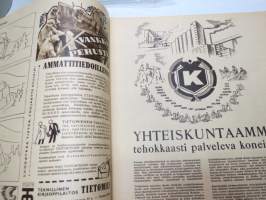 Suomen Kuvalehti 1947 nr 6, ilmestynyt 8.2.1947, sis. mm. seur. artikkelit / kuvat / mainokset; Kansikuva eduskunnan puhemies K.A. Fagerholm ja ensimmäinen