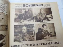 Suomen Kuvalehti 1947 nr 6, ilmestynyt 8.2.1947, sis. mm. seur. artikkelit / kuvat / mainokset; Kansikuva eduskunnan puhemies K.A. Fagerholm ja ensimmäinen