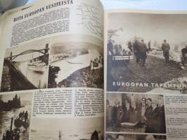 Suomen Kuvalehti 1947 nr 6, ilmestynyt 8.2.1947, sis. mm. seur. artikkelit / kuvat / mainokset; Kansikuva eduskunnan puhemies K.A. Fagerholm ja ensimmäinen