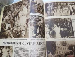 Suomen Kuvalehti 1947 nr 6, ilmestynyt 8.2.1947, sis. mm. seur. artikkelit / kuvat / mainokset; Kansikuva eduskunnan puhemies K.A. Fagerholm ja ensimmäinen