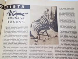 Suomen Kuvalehti 1947 nr 6, ilmestynyt 8.2.1947, sis. mm. seur. artikkelit / kuvat / mainokset; Kansikuva eduskunnan puhemies K.A. Fagerholm ja ensimmäinen