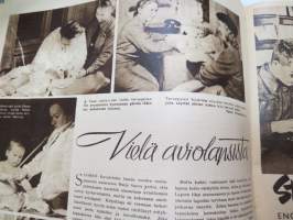 Suomen Kuvalehti 1947 nr 6, ilmestynyt 8.2.1947, sis. mm. seur. artikkelit / kuvat / mainokset; Kansikuva eduskunnan puhemies K.A. Fagerholm ja ensimmäinen