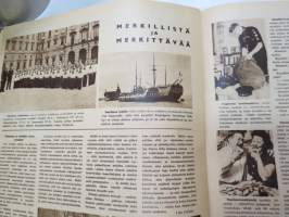 Suomen Kuvalehti 1947 nr 6, ilmestynyt 8.2.1947, sis. mm. seur. artikkelit / kuvat / mainokset; Kansikuva eduskunnan puhemies K.A. Fagerholm ja ensimmäinen