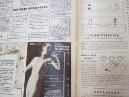 Suomen Kuvalehti 1947 nr 6, ilmestynyt 8.2.1947, sis. mm. seur. artikkelit / kuvat / mainokset; Kansikuva eduskunnan puhemies K.A. Fagerholm ja ensimmäinen