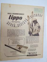 Suomen Kuvalehti 1947 nr 6, ilmestynyt 8.2.1947, sis. mm. seur. artikkelit / kuvat / mainokset; Kansikuva eduskunnan puhemies K.A. Fagerholm ja ensimmäinen