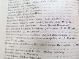 Raittiuden Ystävät 1883 - 1908 - 25-vuotishistoriikki -sobriety society history