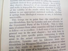 Soviet genetics and World science - Lysenko and the meaning of Heredity