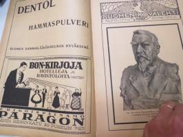 Suomen Kuvalehti 1919 nr 48, kansikuva Helsingin sisäsataman jäätyessä, Suojeluskuntasivu, Suomen höyrylaivain tavanmukainen kohtalo, Muotikirje Pariisista, ym.