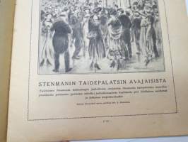 Suomen Kuvalehti 1919 nr 50, kansikuva, Kavainnon kylän venäläinen kirkko tulessa, Ellen Key 70 vuotta, Stenmanin Taidepalatsin avajaisista, Otavan joulukirjoja, ym.