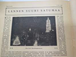 Suomen Kuvalehti 1919 nr 50, kansikuva, Kavainnon kylän venäläinen kirkko tulessa, Ellen Key 70 vuotta, Stenmanin Taidepalatsin avajaisista, Otavan joulukirjoja, ym.