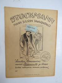 Suomen Kuvalehti 1919 nr 50, kansikuva, Kavainnon kylän venäläinen kirkko tulessa, Ellen Key 70 vuotta, Stenmanin Taidepalatsin avajaisista, Otavan joulukirjoja, ym.