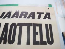 Ruotsi-Suomi jäärata (jääspeedway) maaottelu Turun urheilupuistossa 1.3.1959 Bramberg, Andersson, Knuttson, Pajari, Jousanen, Seliverstow -juliste / poster