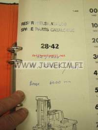 Kalmar LMW 28-42 Ton Parts Catalogue -haarukkatrukki varaosaluettelo