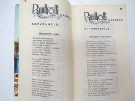 Rustholli laulaa -song book