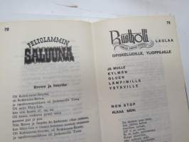 Rustholli laulaa -song book