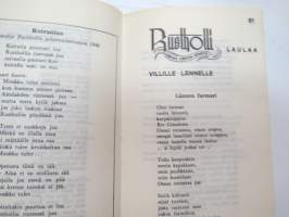 Rustholli laulaa -song book