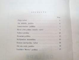 Polkka-Saarnio 1 -songs