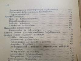 Nuoren hyönteistieteilijän opas, tekijän omiste Tohtori E. Bergroth´ille -insects quide for youngters