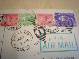 5th Anniversary The Oil Capital of the World, Tulsa, Ohlahoma, 1928-1933, USA, ensipäiväkuori, FDC. Katso myös muut kohteeni, minulla on myynnissä mm. noin 1