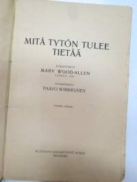 Mitä tytön tulee tietää - Puritaskirjasto I, &quot;hämykeskustelujen&quot; muotoon rakennettu valistuskirja