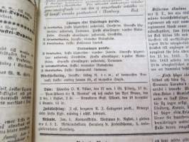 Åbo Underrättelser, torsdagen den 2 januari 1862 + lördagen den 4 januari + torsdagen den 9 januari - 3 stycken hela och ett klippt tidning tillsammans -3 kpl