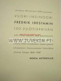 Nokia Aktiebolag -kuvateos, täydennysjulkaisu teokseen  &quot;Nokian Tehdas 1868-1928&quot;, ruotsinkielinen.