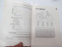 Tunturi polkupyörän käyttöohje ja huoltokirja -owner´s manual of bicycle