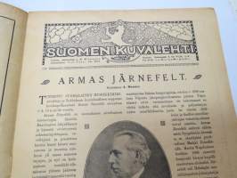 Suomen Kuvalehti 1919 nr 32, kansikuva Hauskaa kesälukemista, Armas Järnefelt, Vienan-karjalaisen laulu, Muistelmia Ylivieskan herättäjäjuhlilta, ym.