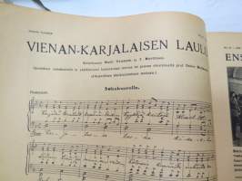 Suomen Kuvalehti 1919 nr 32, kansikuva Hauskaa kesälukemista, Armas Järnefelt, Vienan-karjalaisen laulu, Muistelmia Ylivieskan herättäjäjuhlilta, ym.