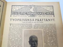 Suomen Kuvalehti 1919 nr 21, kansikuva Helsingin Suojeluskunnan rumpaleita, Jokaiselle oma kesämaja, Englantilainen amiraalilaiva Helsingissä, Leonardo Da Vinci, ym.