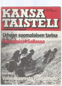 Kansa Taisteli 1985 nr 7 Lauri Jäntti: Valkeasaaresta Vuosalmelle. Saksalaiset Sallassa.Voitto MIkkola: syöksypommitus. Jr 9 taistelee,